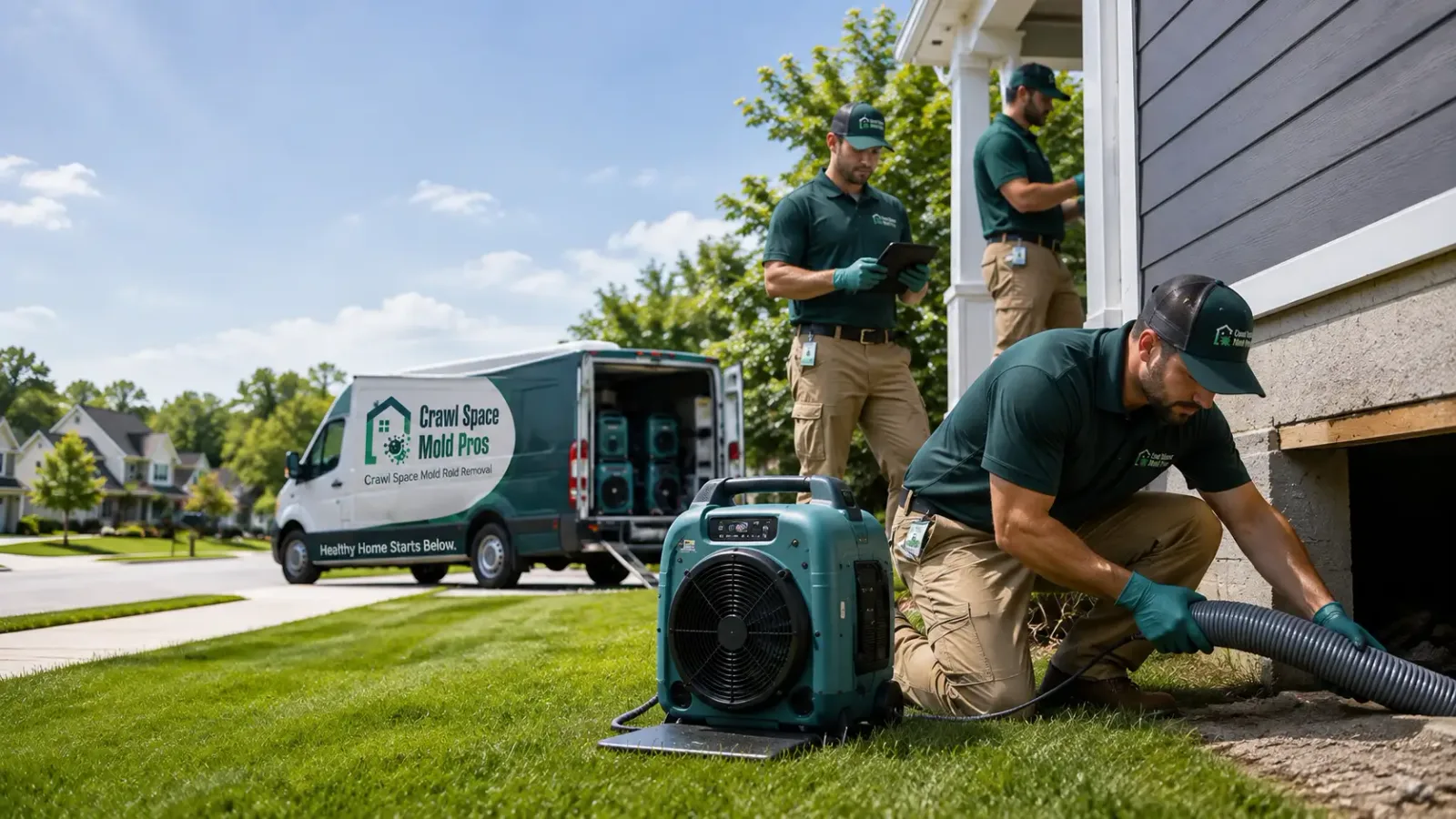 Crawl Space Mold Removal in Treynor, IA